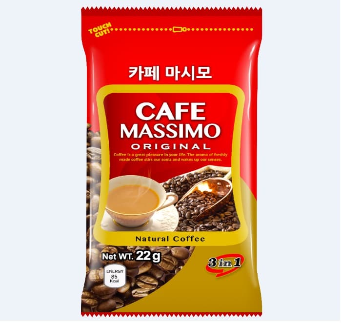 Instant Coffee Mix Cafe Massimo Original 3 in 1